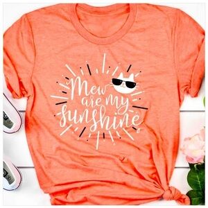 Cat Lady Mew are my sunshine XL women’s t shirt